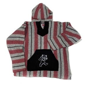 COPY - Grateful Dead Dancing Bear Pullover Baja Hoodie